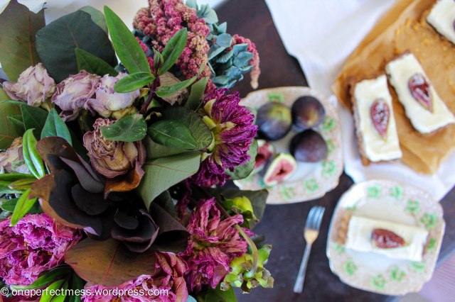 Honey Roasted Fig Dark Chocolate and Mascarpone Tart Recipe One Perfect Mess 5