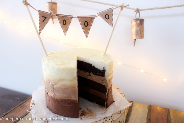 Mini Triple Chocolate Ombre Layer Cake One Perfect Mess recipe 8