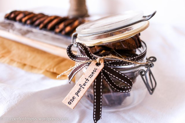 Salted Peanut Brittle Cookies with a Dark Chocolate Drizzle One Perfect Mess recipe 2