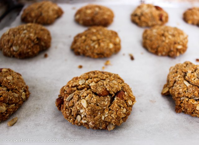 Sugar Free Healthy Muesli Anzac Cookies recipe One Perfect Mess 3