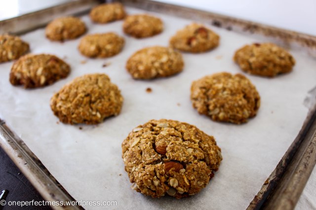 Sugar Free Healthy Muesli Anzac Cookies recipe One Perfect Mess 4