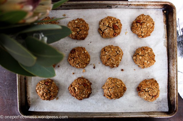 Sugar Free Healthy Muesli Anzac Cookies recipe One Perfect Mess 6