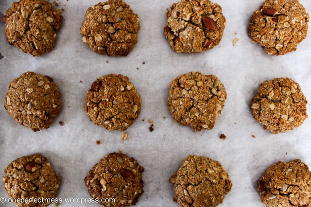 Sugar Free Healthy Muesli Anzac Cookies recipe One Perfect Mess 7