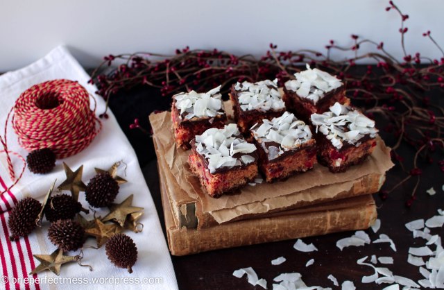 Cherry Chocolate and Coconut Slice recipe One Perfect Mess Cherry Ripe cherries easy Christmas fudge 8