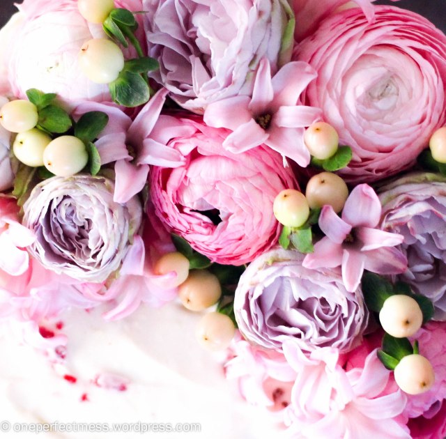 Lemon and Raspberry Naked Layer Cake recipe One Perfect Mess easy baking lemon cake raspberry cream cheese frosting raspberries from scratch fresh flowers rustic dessert 5