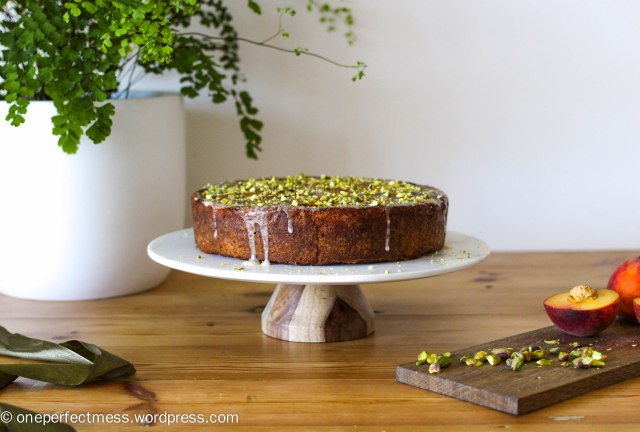 peach-and-pistachio-cake-one-perfect-mess-easy-recipe-baking-upside-down-yotam-ottolenghi-gluten-free-stone-fruits-syrup-icing-11